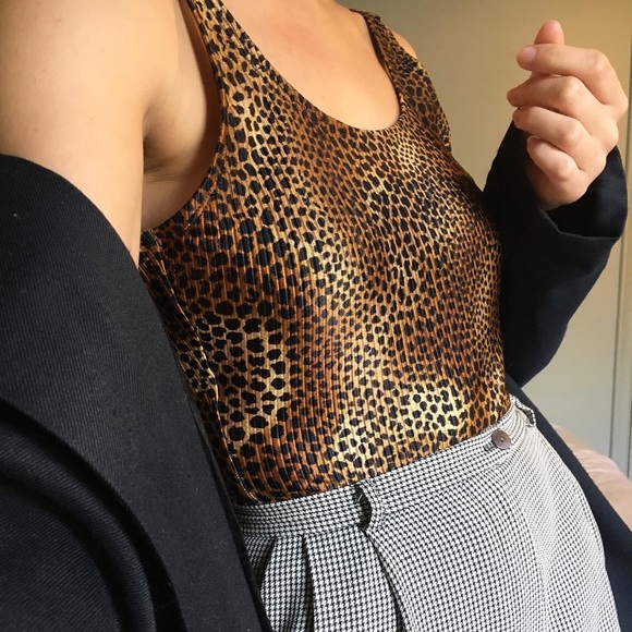 Vintage Other - Vintage Leopard Swimsuit